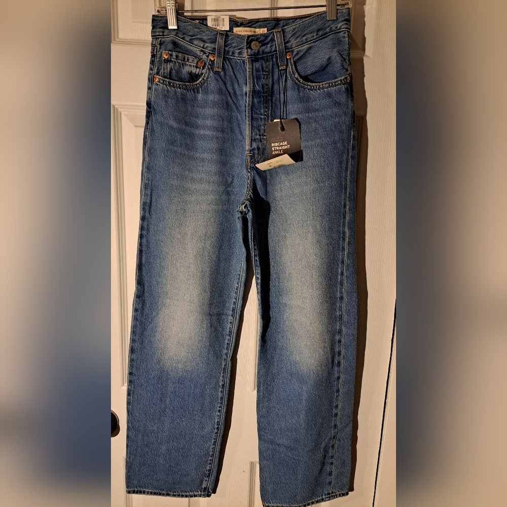 Levis Men's Denim Pants Size 27X29 Color Blue.NWT.